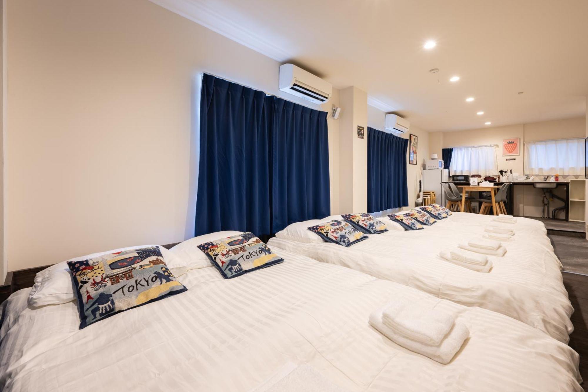 Thunder Hotel -雷門サンダーホテル- 浅草駅から徒歩5分 ベビー用品付き ファミリーも歓迎 大人8名もok!! Präfektur Tokio Exterior foto