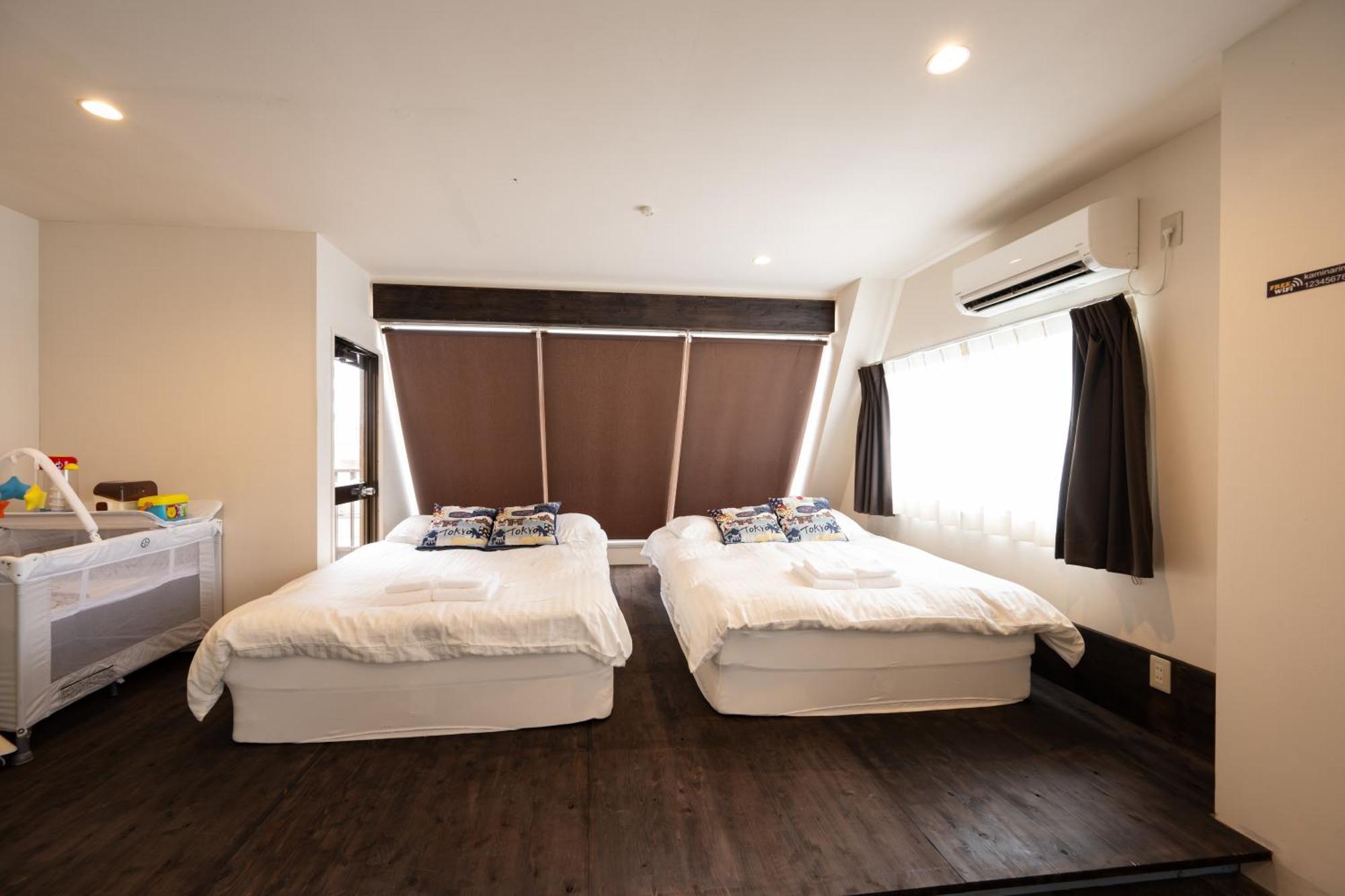 Thunder Hotel -雷門サンダーホテル- 浅草駅から徒歩5分 ベビー用品付き ファミリーも歓迎 大人8名もok!! Präfektur Tokio Exterior foto