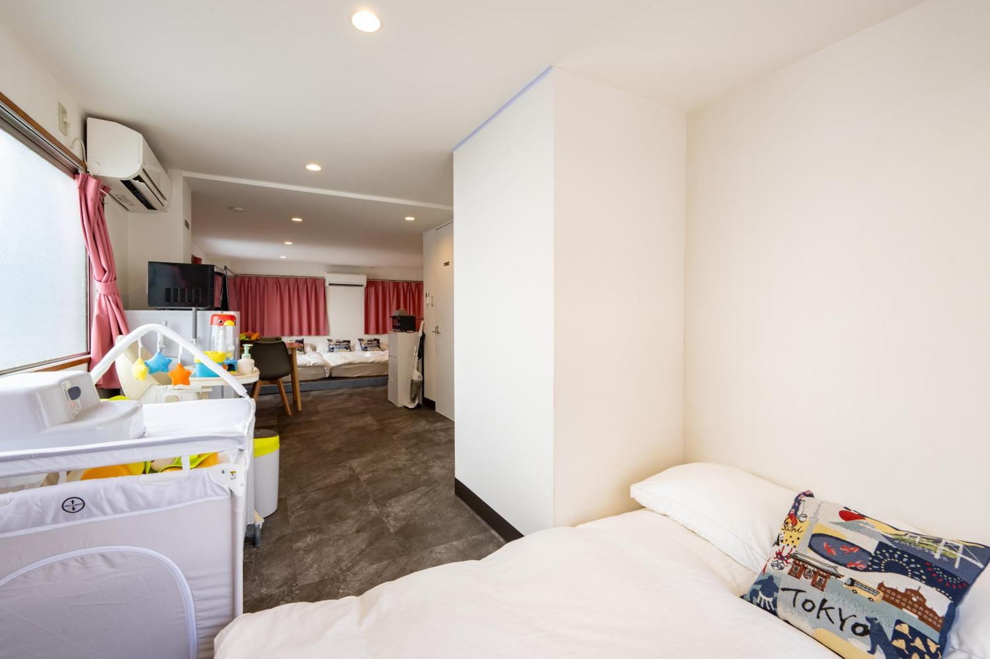 Thunder Hotel -雷門サンダーホテル- 浅草駅から徒歩5分 ベビー用品付き ファミリーも歓迎 大人8名もok!! Präfektur Tokio Exterior foto